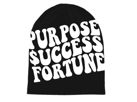 Purpose $uccess Fortune Skull Cap